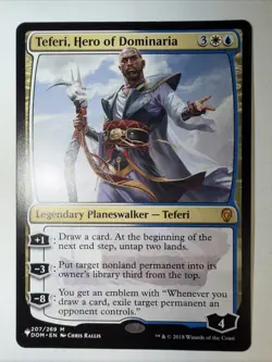 Teferi, Hero of Dominaria, MTG, Dominaria, Magic the Gathering, 207 LP - Image 2