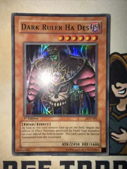 Dark Ruler Ha Des - LOD-001 - Ultra Rare - 1st Edition - Yugioh LP - Image 2