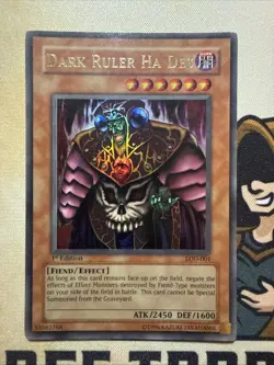 Dark Ruler Ha Des - LOD-001 - Ultra Rare - 1st Edition - Yugioh LP - Image 3