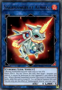 Salamangreat Almiraj 1st Ed Rare Gold MGED-EN144 Yu-Gi-Oh! - Image 1
