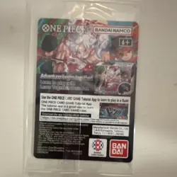 Bandai One Piece CCG Monkey.D.Luffy US Voyage Promo Holo 5000 - Image 2