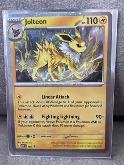 Pokemon Jolteon 169 SVP Black Star Promo TCG Card NM-M Condition - Image 1