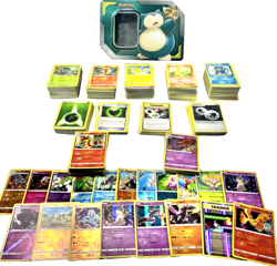 Pokemon TCG Trading Card Starter Mixed Lot 725 Modern Cards in Collectible Tin - Image 2