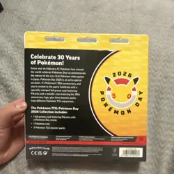 Pokemon Day 2026 Sealed Box – Pikachu Promo Card, Coin, 3 Booster Packs - Image 2