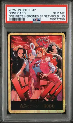 PSA 10 Don Card Gold Heroines Special Set Nami Robin Uta Hancock EB03 ONE PIECE - Image 1