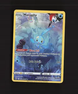 Manaphy GG06/GG70 Crown Zenith Full Art Ultra Rare Holo Pokemon Card NM - Image 1