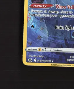 Manaphy GG06/GG70 Crown Zenith Full Art Ultra Rare Holo Pokemon Card NM - Image 5