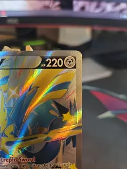 Pokemon TCG Zacian v SWSH Black Star Promos Holo Card SWSH292 NM - Image 3