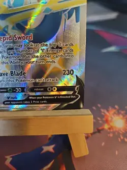 Pokemon TCG Zacian v SWSH Black Star Promos Holo Card SWSH292 NM - Image 4