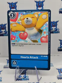 Digimon Card Game Hearts Attack BT1-099 C NM - Image 1