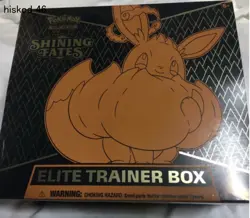Pokemon Eevee Game Card Shining Fates Elite Trainer Box Factory Sealed Japan New - Image 1