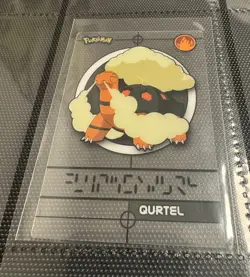 Merlin Pokemon Magic Message Karte/Cards 2006 Qurtel Deutsch - Torkoal German - Image 1