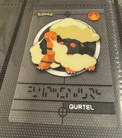 Merlin Pokemon Magic Message Karte/Cards 2006 Qurtel Deutsch - Torkoal German - Image 2