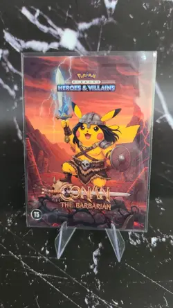 Conan T5 Pikachu Heroes and Villains FE Pokemon Card - Image 1