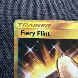 Pokemon Card - Fiery Flint Dragon Majesty 76/70 Secret Rare - Dent - Image 3