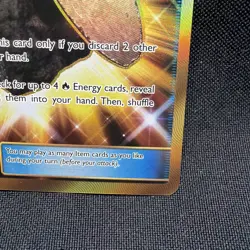 Pokemon Card - Fiery Flint Dragon Majesty 76/70 Secret Rare - Dent - Image 5