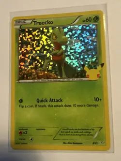Pokemon Card Treecko 3/25 McDonalds 25th Anniversary Promo 2021 NM - Image 1