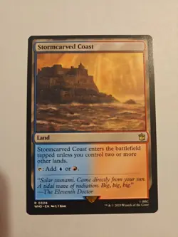 Magic The Gathering MTG - Stormcarved Coast - Universes Beyond: Doctor Who - Image 1