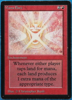 Mana Flare Beta HEAVILY PLD Red Rare MAGIC GATHERING CARD (ID# 505782) ABUGames - Image 1