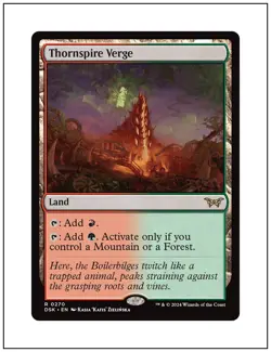 1x Thornspire Verge, Magic the Gathering MTG NM - Image 1