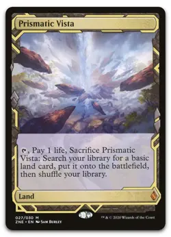 Prismatic Vista #27 (NM) Zendikar Rising Expeditions ZNE Magic MTG - Image 1