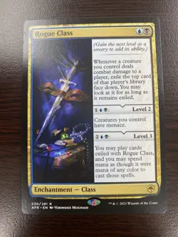 Rogue Class - Adventures in the Forgotten Realms #230/281 MTG Magic The Gatherin - Image 1
