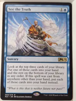 See the Truth - Magic 2021 Core Set M21 - Magic the Gathering MTG Nice! - Image 1