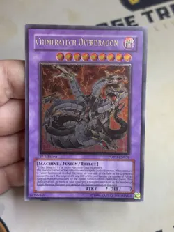 Chimeratech Overdragon POTD-EN034 Ultimate Rare 1st Edition YuGiOh! NM EURO - Image 2
