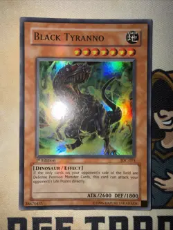 Black Tyranno – IOC-075 - Ultra Rare – 1st Edition - Yugioh NM - Image 2