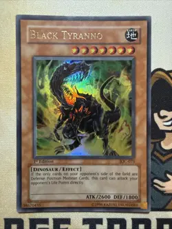 Black Tyranno – IOC-075 - Ultra Rare – 1st Edition - Yugioh NM - Image 3