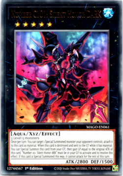 Number C101: Silent Honor DARK - MAGO-EN061 - Rare - 1st Edition - Yugioh - Image 1