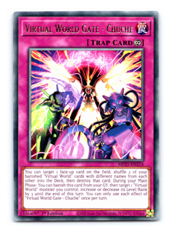 Virtual World Gate - Chuche - MP21-EN214 - Rare - 1st Edition - Yugioh - Image 1