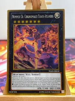 Nummer C6: Chronomales Chaos-Atlantis PGLD-DE018 Gold Secret Rare DE NM YUGIOH - Image 1