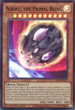 Nibiru, the Primal Being - CH01-EN017 - NM - Ultra Rare - 1st ed - Yugioh - Image 1
