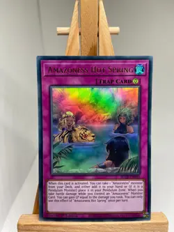 Amazoness Hot Spring - Ultra Rare 1st Edition BLCR-EN039 - NM - YuGiOh - Image 1
