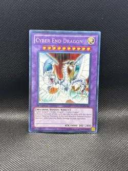 Yugioh Cyber End Dragon LCGX-EN181 1st Edition Secret Rare NM - Image 1