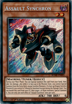Assault Synchron - BLMR-EN003 - Secret Rare - 1st Edition - Yugioh - Image 1