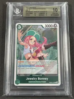 2025 One Piece PRB02 004 Jewelry Bonney R BGS 10 - Image 1