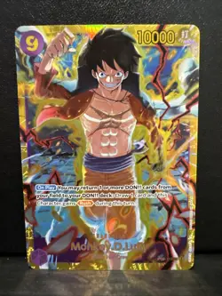 Monkey D Luffy OP09-119 SEC Emperors In The New World One Piece NM - Image 1