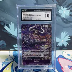 One Piece Kaido ST04-003 Championship Promo CGC 10 - Image 1