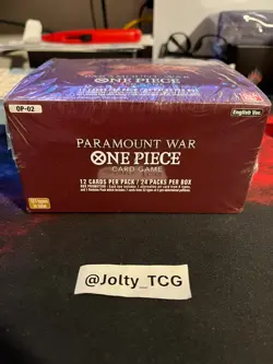 One Piece Paramount War Booster Box OP-02 English Sealed 811039039080 - Image 1