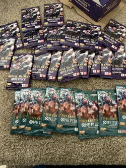 19x One Piece TCG OP10 Royal blood Dead Packs 8x Two Legends Dead Pack Op 08 - Image 1