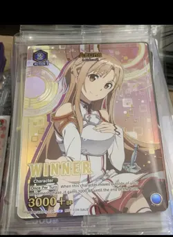 UNION ARENA Winner Card Asuna U UEPR/SAO-1-036 Sword Art Online English SEALED - Image 1