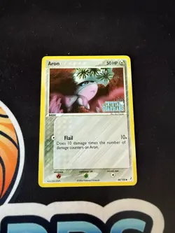 Aron 44/100 Reverse Holo Stamped Crystal Guardians Pokemon Card - Image 1