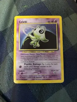 Pokemon TCG Celebi Neo Revelation Holo Rare Card 3/64 Unlimited - Image 1