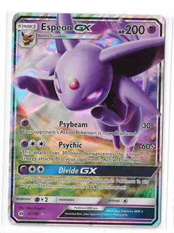 Espeon GX 61/149 Sun & Moon Full Art FA Ultra Rare Pokemon Card TCG NM - Image 1