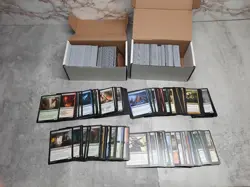 MTG lot of 1000+ Common & Uncommon Cards, Few Rares- Multiple Sets, Unplayed - Image 1