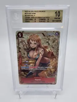 One Piece Nami ST01-007 Promo Card Championship 2023 BGS 10 - Image 1
