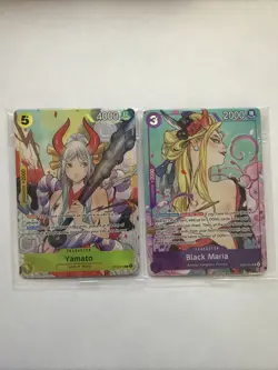 One Piece llustration Box Vol.2 Sealed Promo Cards - Black Maria & Yamato SEALED - Image 1