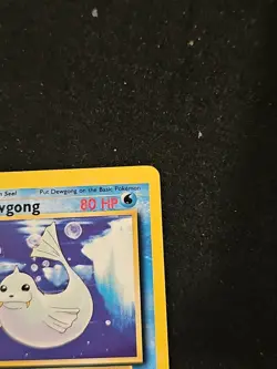 Pokemon TCG Dewgong Base Set 025/102 1995 Regular Card LP - Image 3